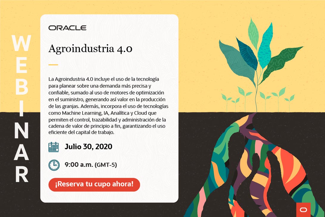 Webinar Agroindustria 4.0 Oracle
