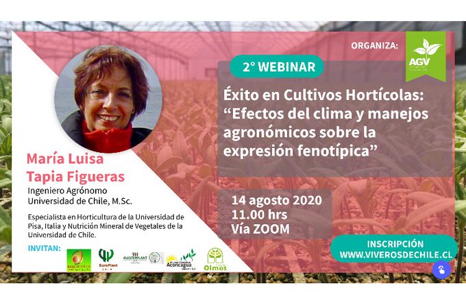 Webinar Viveros de Chile | Éxito en Cultivos Hortícolas